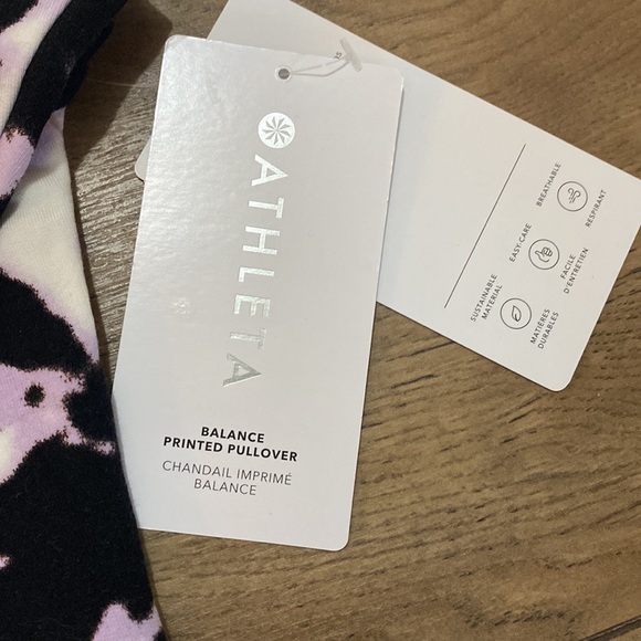 NWT Athleta sweatshirt XL - Picture 3 of 8